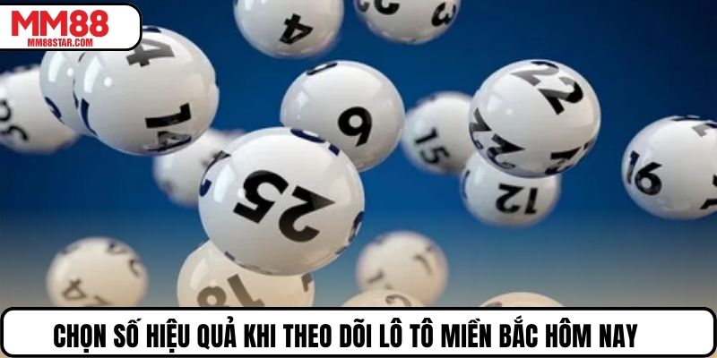 Chọn số hiệu quả khi theo dõi lô tô miền Bắc hôm nay