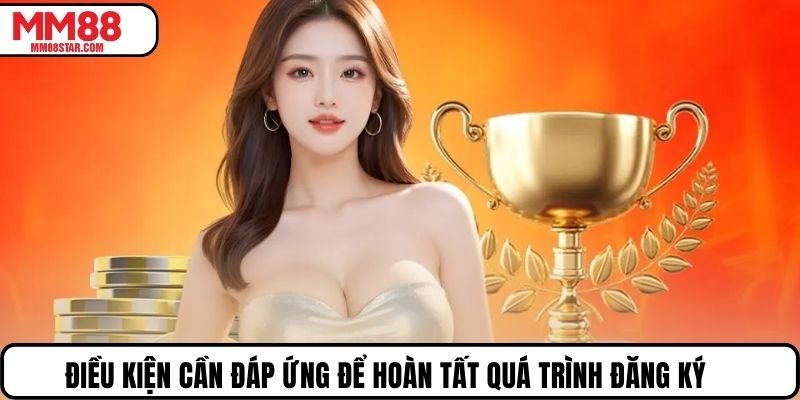 Điều kiện cần đáp ứng để hoàn tất quá trình đăng ký
