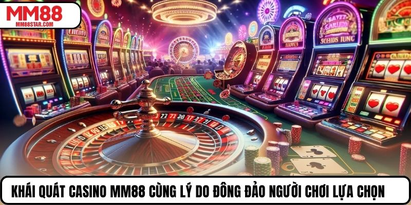 Khái quát casino MM88 cùng lý do đông đảo người chơi lựa chọn